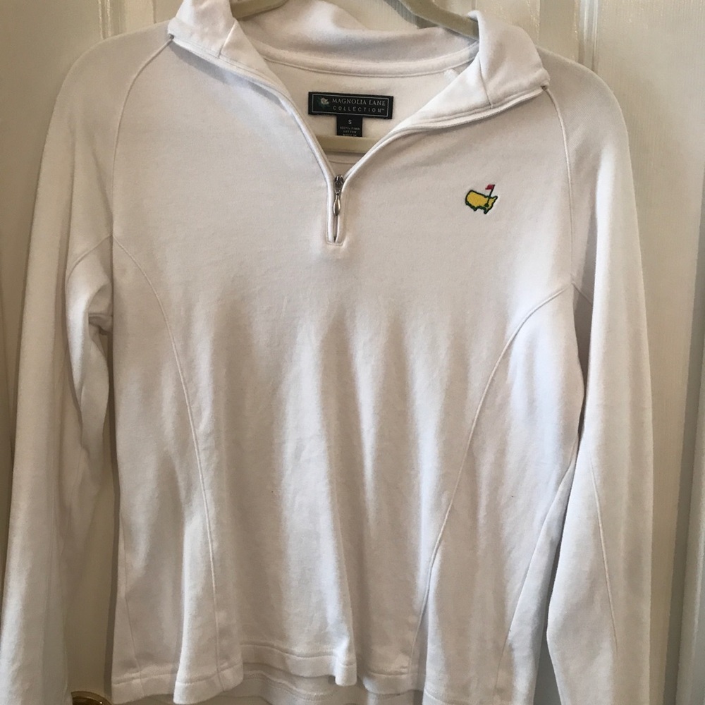 Masters white women’s pullover